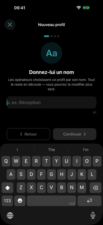 Hecate Admin — la vue détaillée d'un profil avec étapes et versions